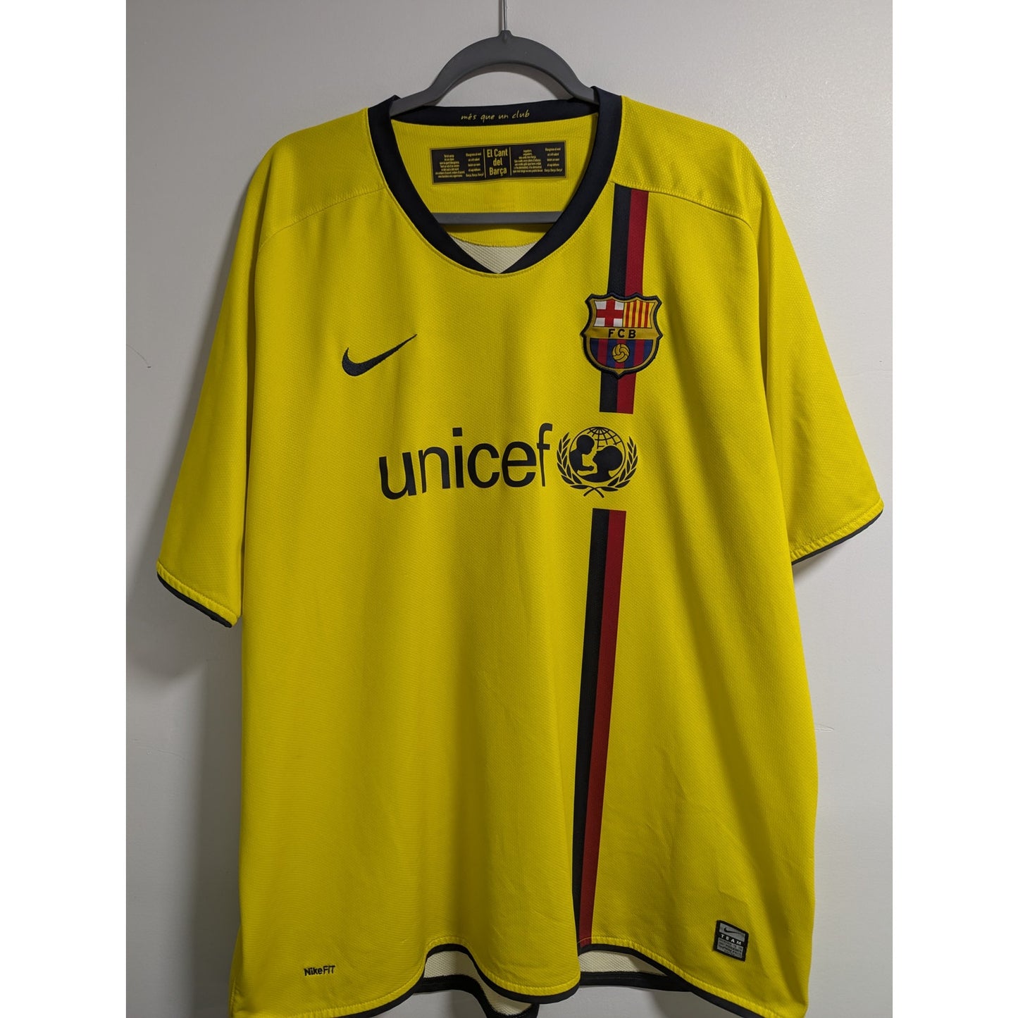 FC Barcelona 2008-10 Away Andres Iniesta Jersey - Men's 2XL