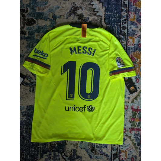 FC Barcelona 2018-19 Away Lionel Messi Jersey | Men's XL | NWT