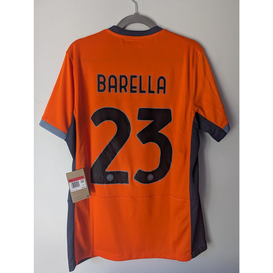 Inter Milan 2023-24 Third Nicolo Barella Jersey | Men's Large | Star Trek | NWT