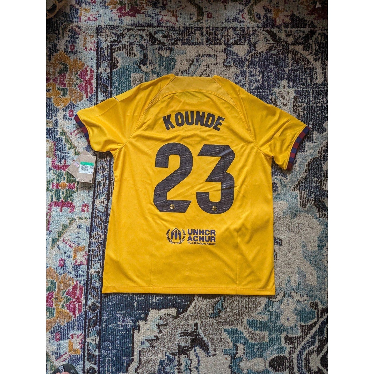 FC Barcelona 2023-24 Fourth Jules Kounde Jersey | Men's XL | NWT