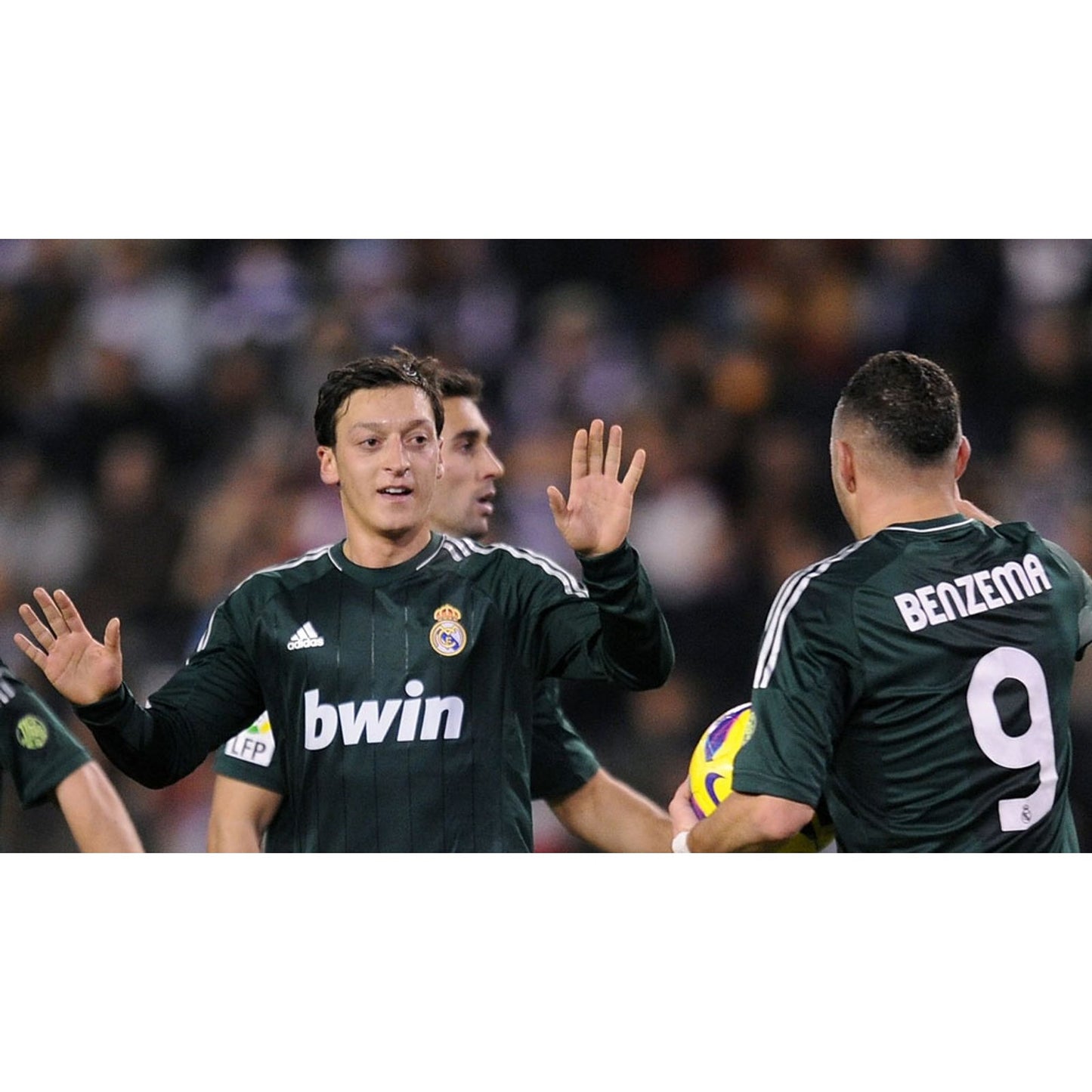 Real Madrid 2012-13 Third Ozil Jersey LS Men's XL Authentic Adidas Kit