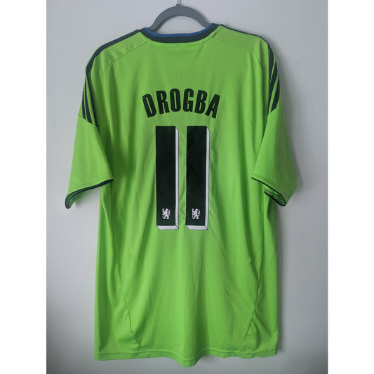 Chelsea 2010-2011 Didier Drogba Jersey - Men's Large