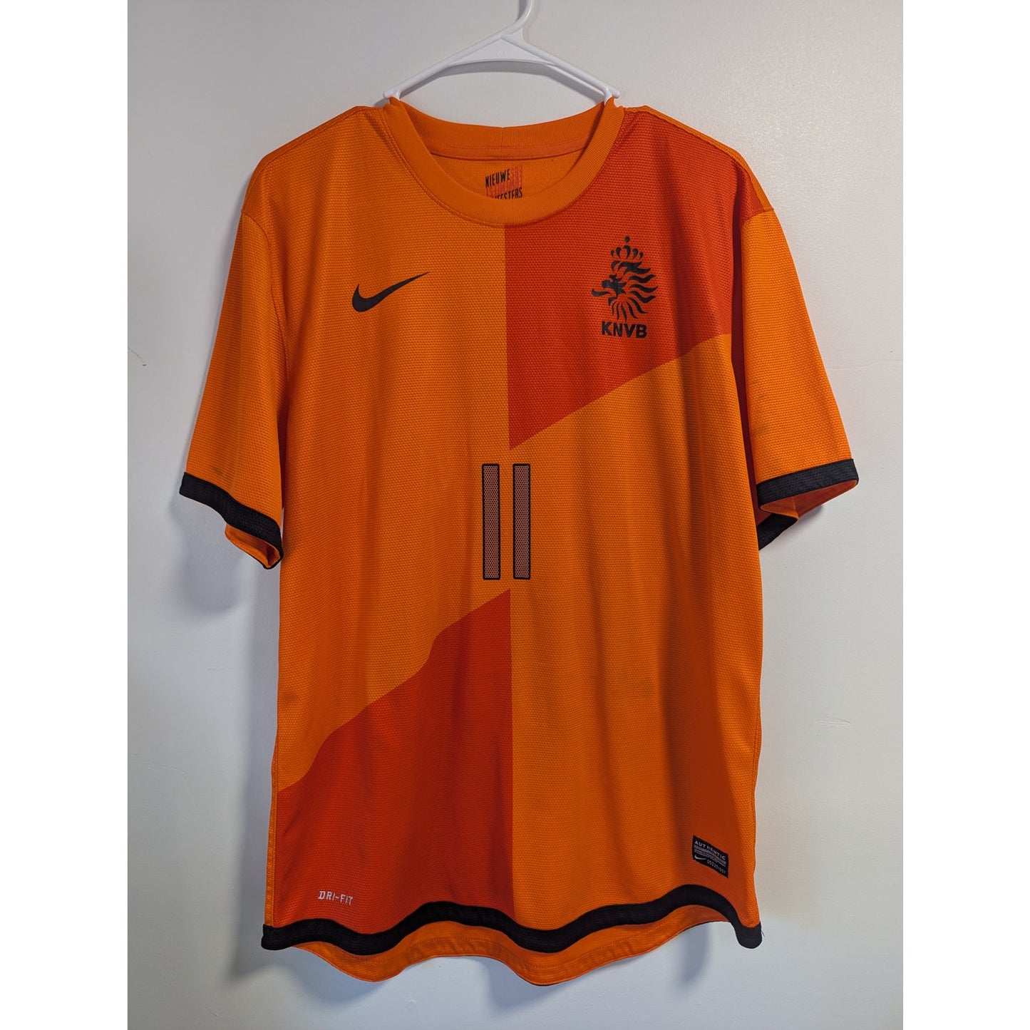 Netherlands 2012 Home Arjen Robben Jersey | Men's Large