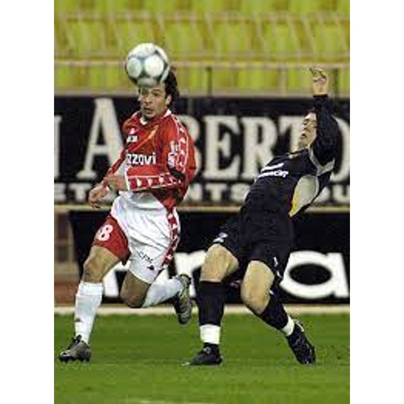 AS Monaco 2000/01 Home Jersey - Men's XL