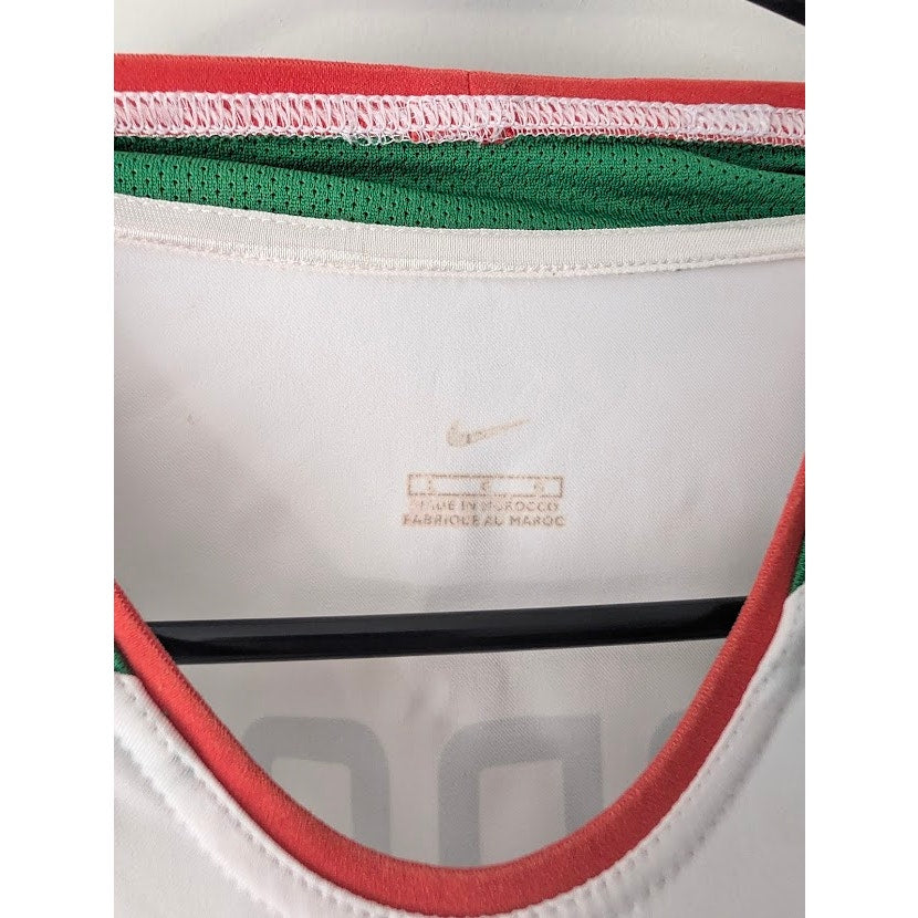 Mexico 2003 Away Jared Borgetti Jersey Men's Large White Nike Rare
