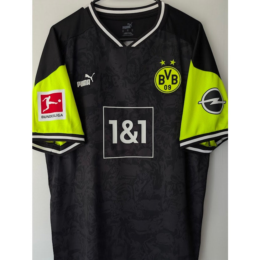 Borussia Dortmund 2020-21 Special Erling Haaland Jersey Men's XL Bundesliga Fully Patched Rare