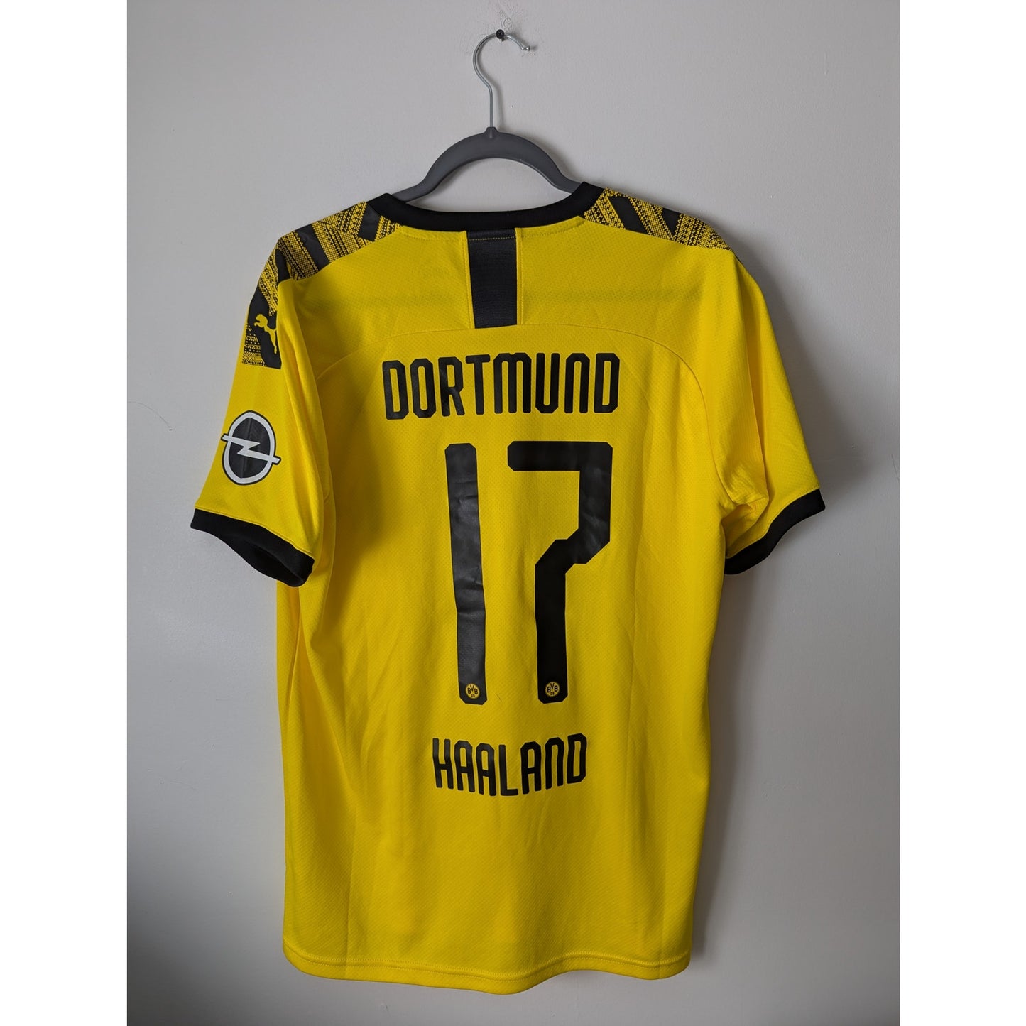 BVB 2019-2020 Home Erling Haaland Jersey - Men's Large