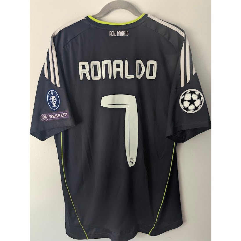 Real Madrid 2010-11 away Cristiano Ronaldo jersey, Adidas, men's large
