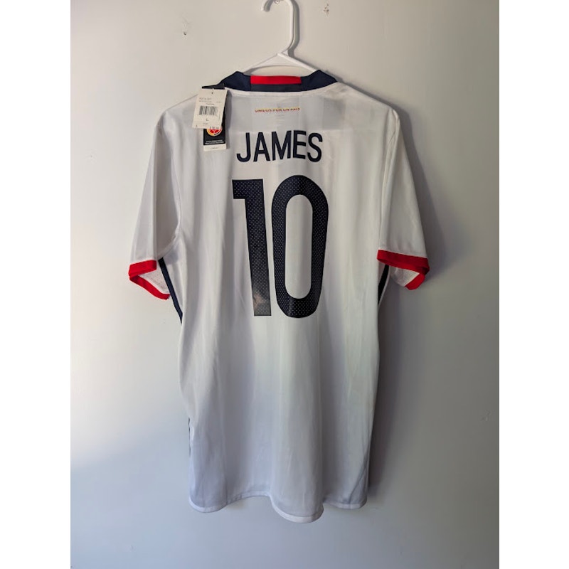 Colombia 2016 Home James Rodriguez #10 Jersey Mens Large NWT adidas Copa America