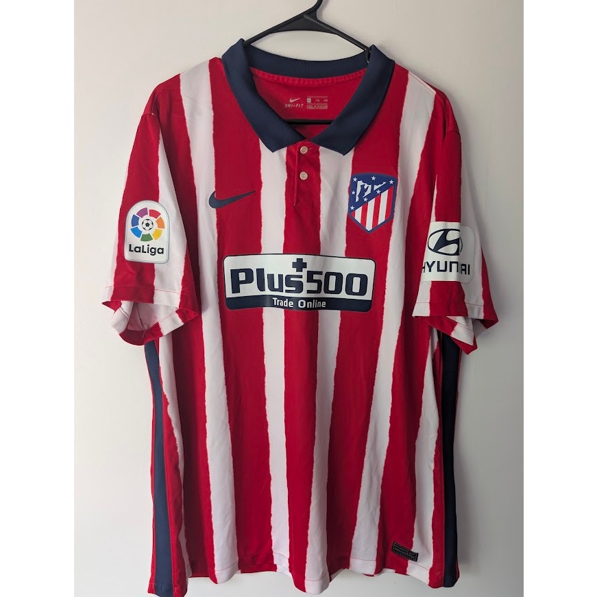 Atletico Madrid 2020-21 Home Luis Suarez #9 Jersey Mens XXL Nike La Liga Patched