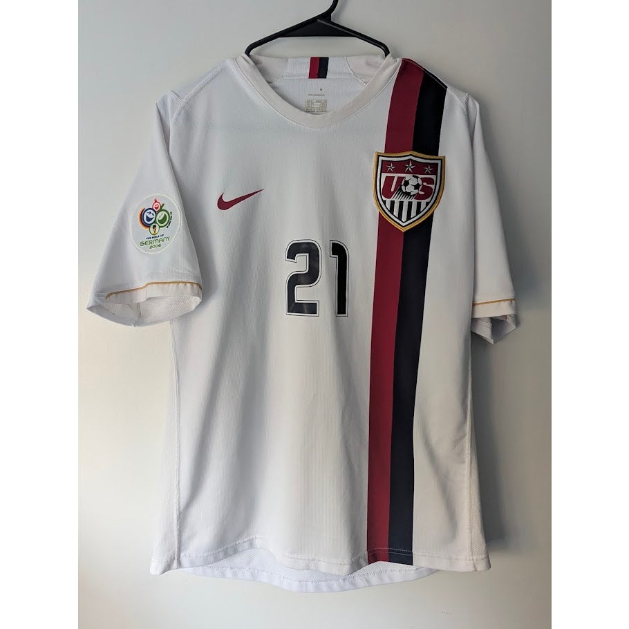 USA 2006 Home Landon Donovan 21 Jersey Mens Medium Nike World Cup Fully Patched