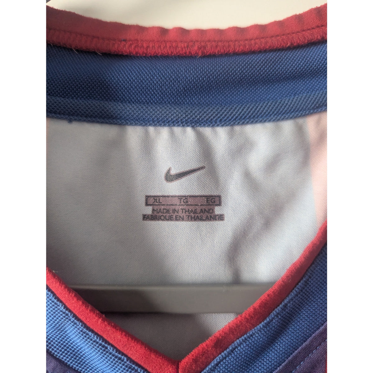 FC Barcelona 2002-03 Home Xavi #6 Jersey Mens XL Nike Vintage Rare