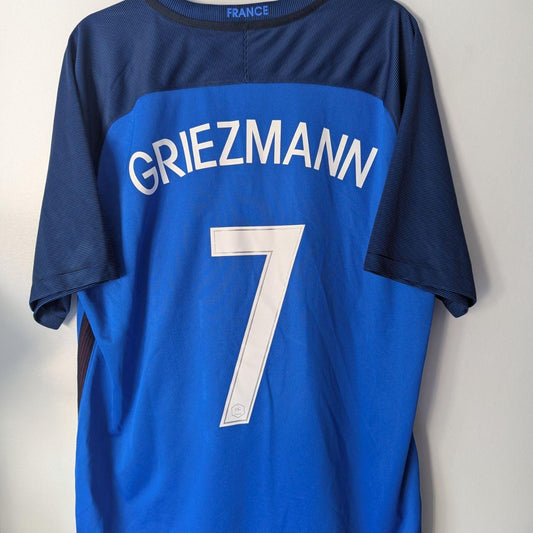 France 2016 Home Griezmann Jersey - Men's XL
