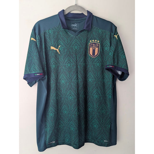 Italy 2019 Renaissance Third Jersey Men's Large Puma Rare Green Italia Shirt