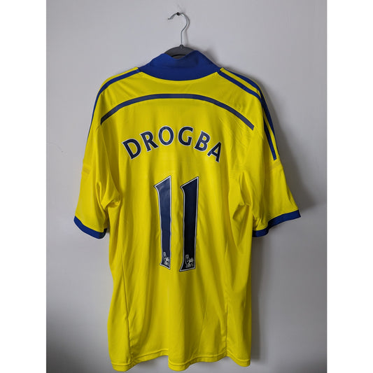 Chelsea 2014-15 Away Didier Drogba Jersey - Men's XL