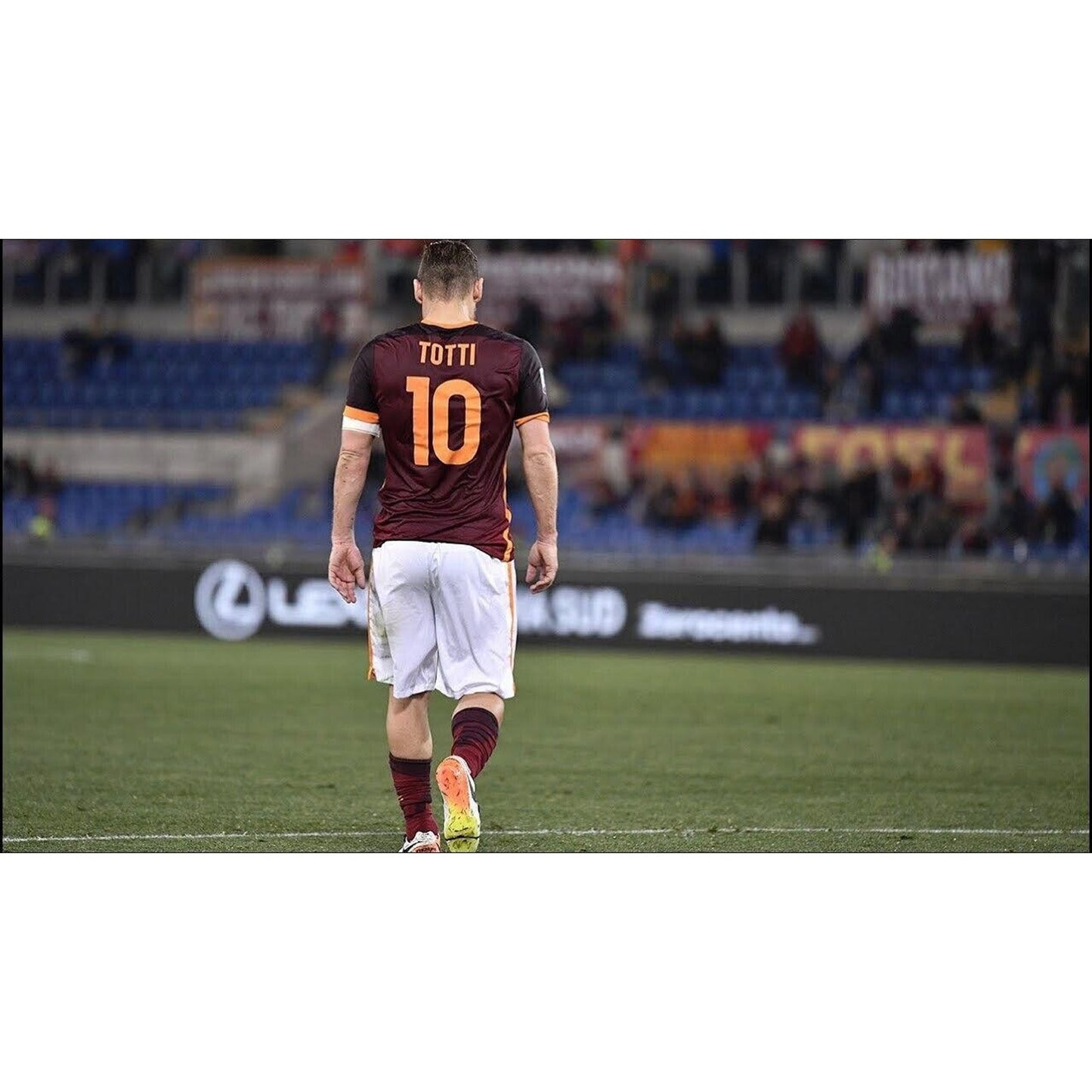 AS Roma 2015–16 Home Totti Authentic Jersey – Men’s Large | Serie A Patched Nike Shirt