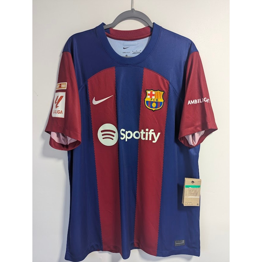 FC Barcelona 2023–24 Home Fermín López Jersey #16 – Men’s XL | NWT La Liga Fully Patched