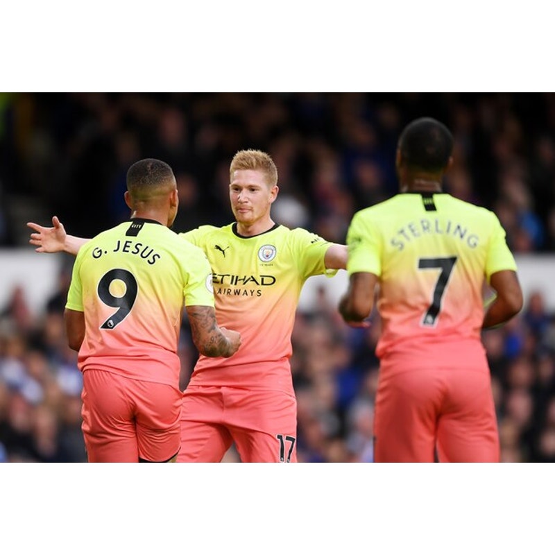 Manchester City 2019-2020 Third Kevin De Bruyne Jersey - NWT - Men's XL