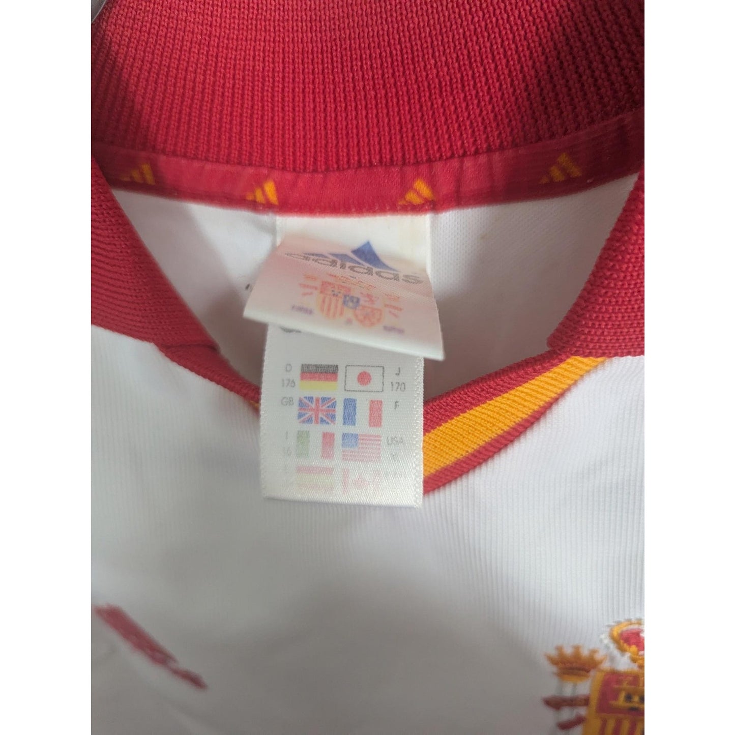 Spain 2000 Away Jersey Men’s XL Authentic Adidas Vintage España Soccer Shirt