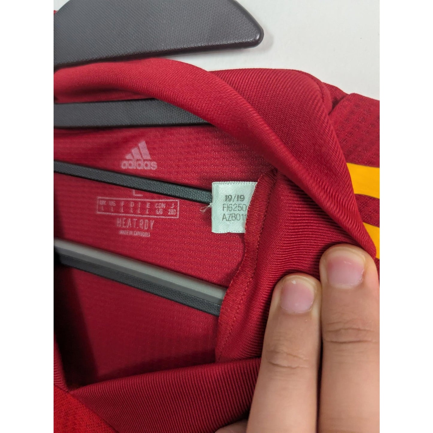 Spain 2020 Home Rodri Jersey - Men's Large | HEAT.RDY