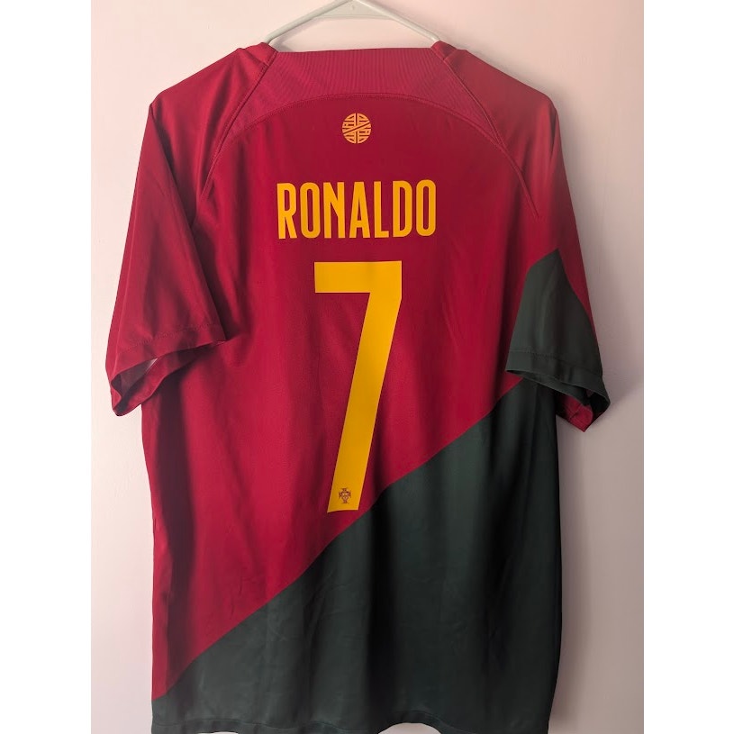 Portugal 2022 Home Cristiano Ronaldo Jersey Men’s XL Nike World Cup Soccer Shirt