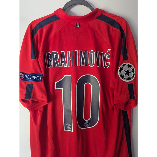 PSG 2014–15 Third Ibrahimovic Jersey – Men’s XL | UCL Fully Patched Nike Shirt