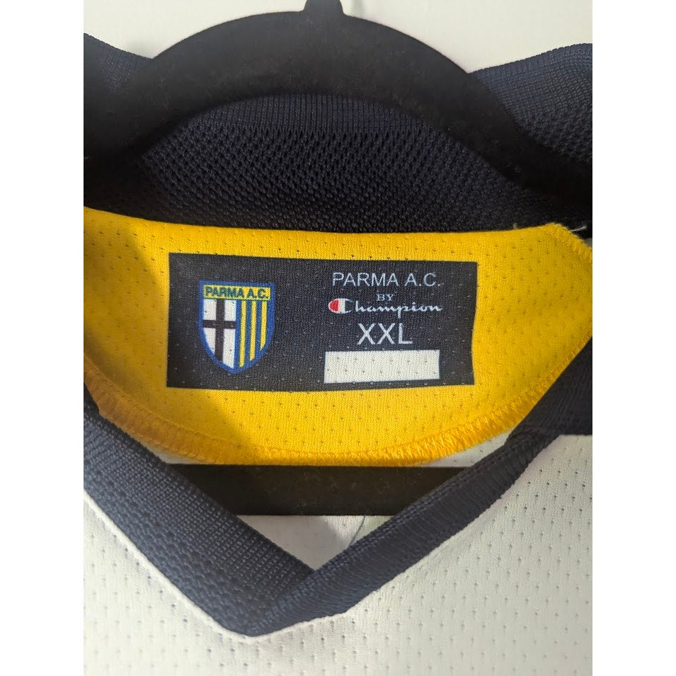 Parma 2003-04 Home Jersey Men's XXL Champion Kit Parmalat