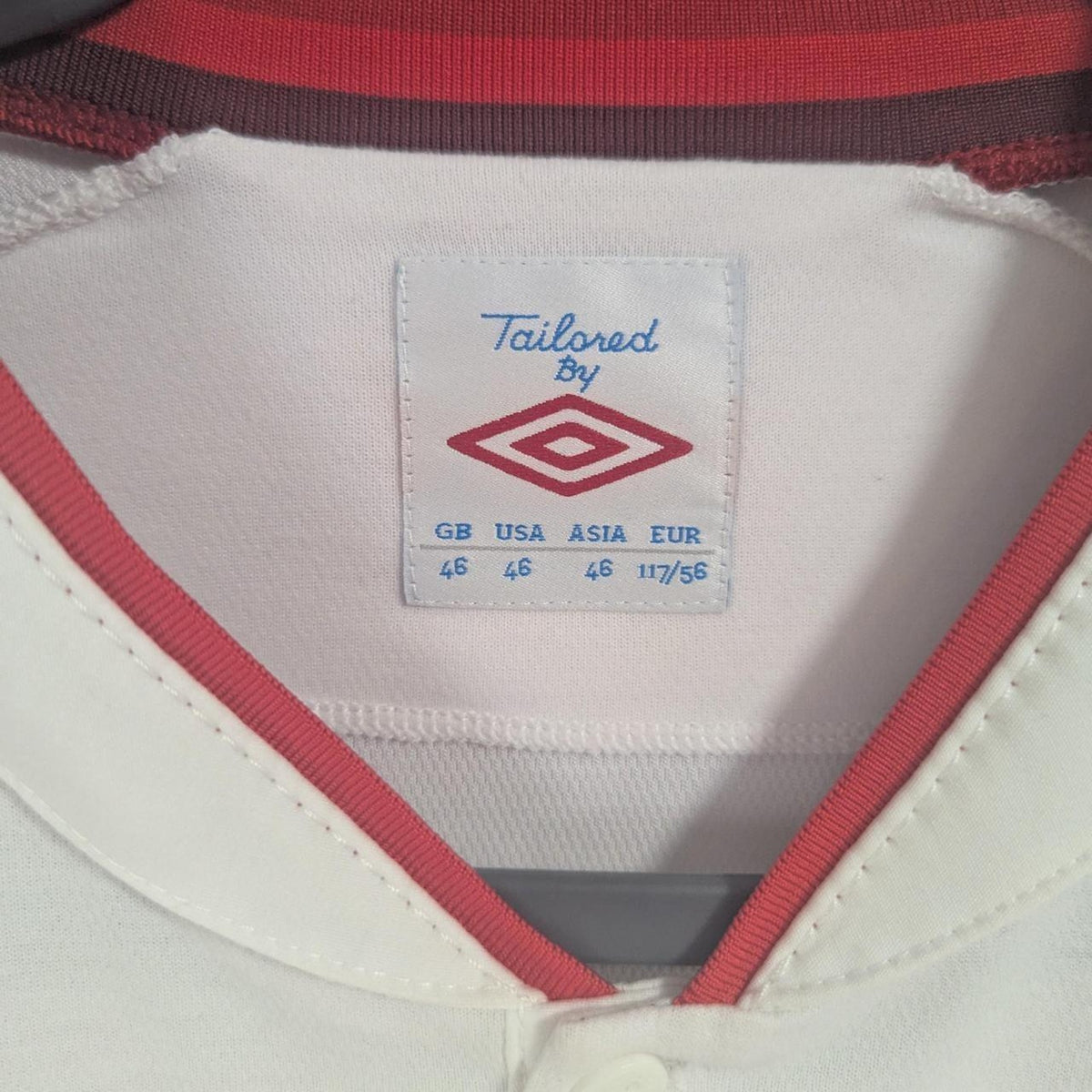 England 2012 Home Rooney Jersey – Men’s XL | Umbro Euro Era Football Shirt