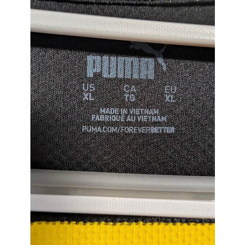 Borussia Dortmund 2021-22 Home Erling Haaland Jersey Men's XL Puma Bundesliga Fully Patched Rare