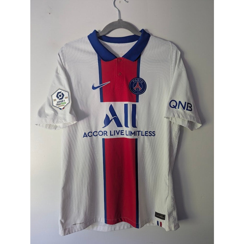 PSG 2020-21 Away Kylian Mbappé Jersey Men’s Large Nike Vaporknit Authentic Ligue 1 Patched