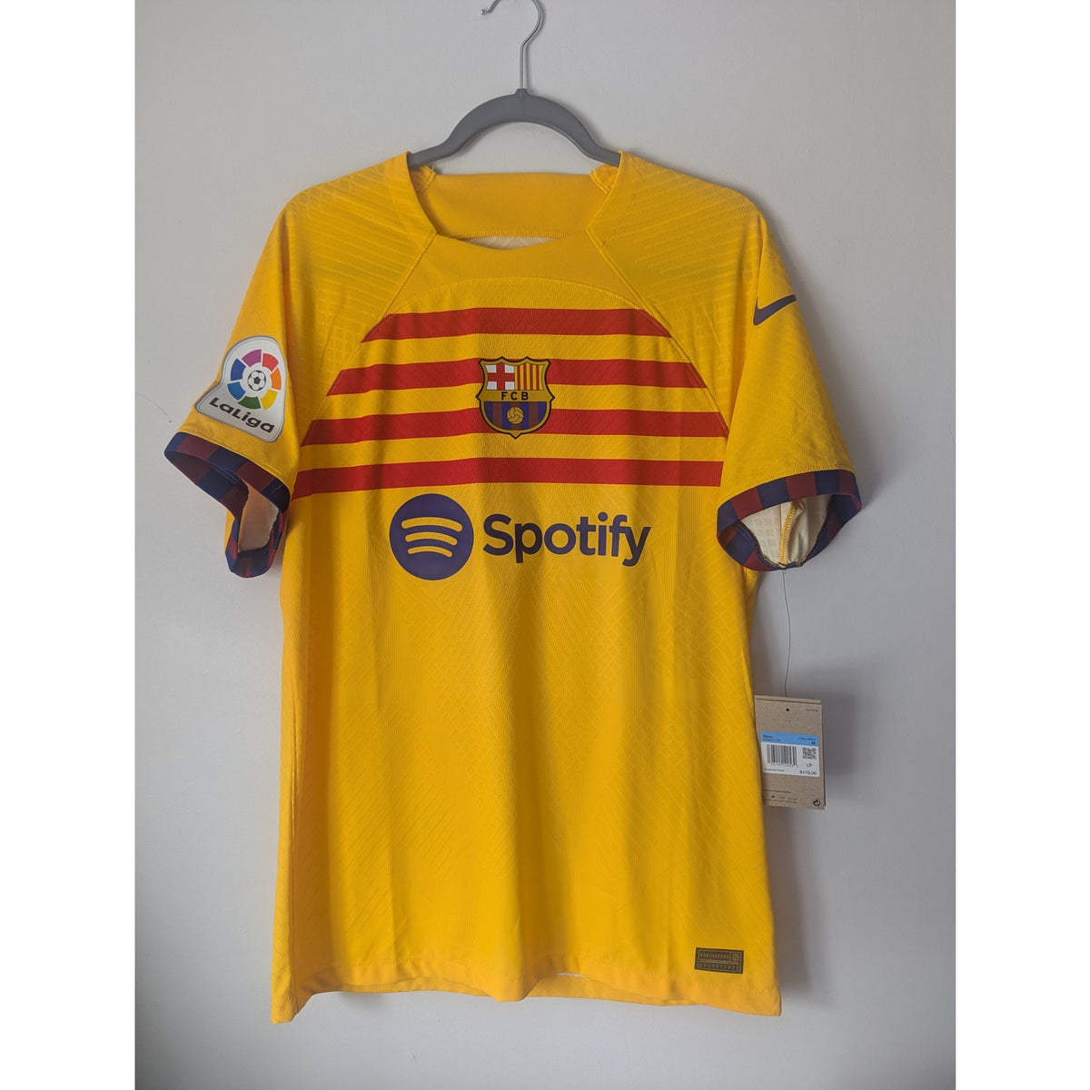 FC Barcelona 2023-24 Fourth Lamine Yamal Jersey Men’s Medium Nike ADV UCL NWT