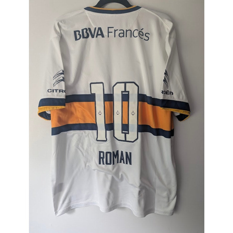 Boca Juniors 2014-15 Away Juan Roman Riquelme #10 Jersey Nike Authentic White