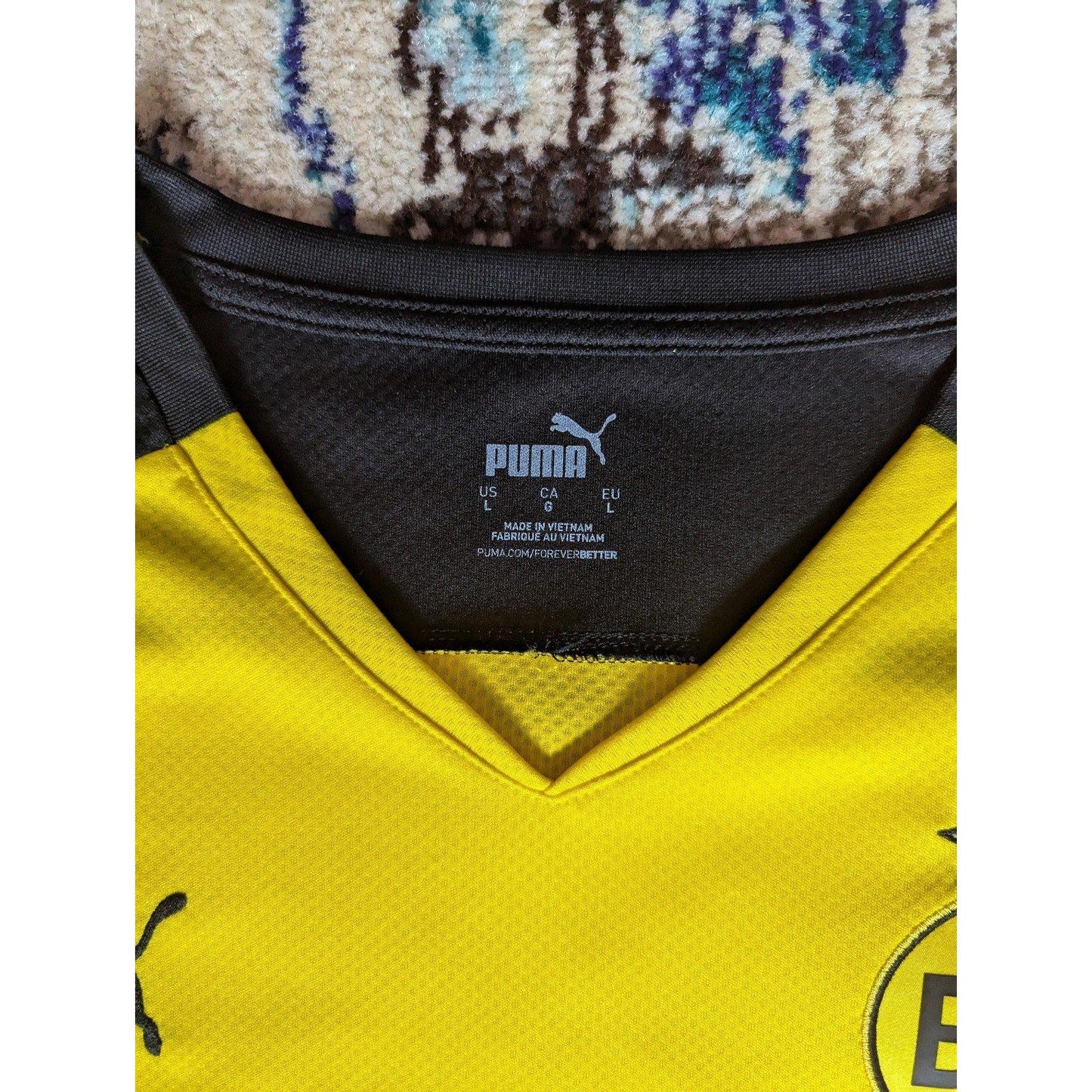 Borussia Dortmund 2021-22 Home Erling Haaland Soccer Jersey BVB Authentic Puma