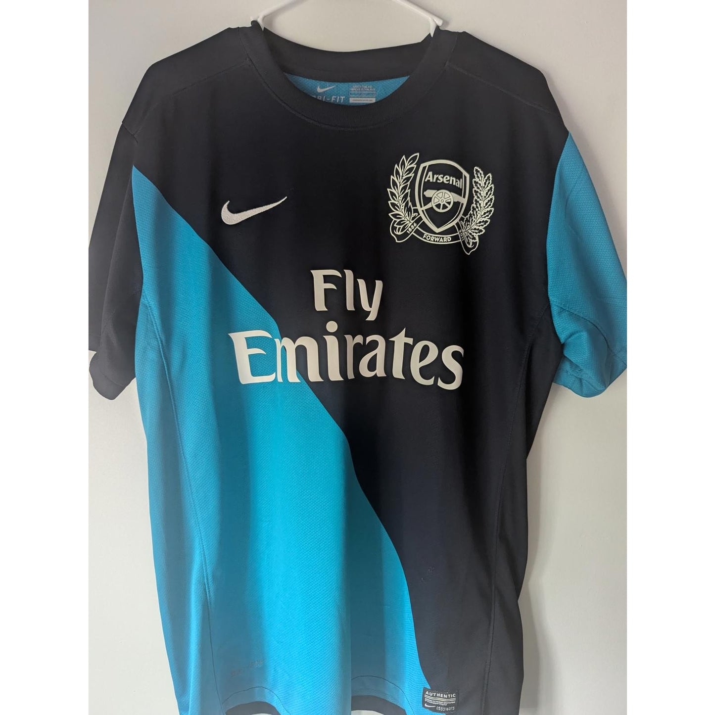 Arsenal 2011-12 Away Thierry Henry #12 Jersey — Authentic Nike Men’s Large Vintage Kit