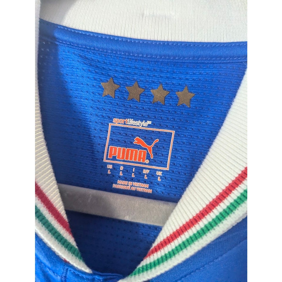 Italy 2012 Home Andrea Pirlo Jersey Men's Large Puma UEFA Euro 2012