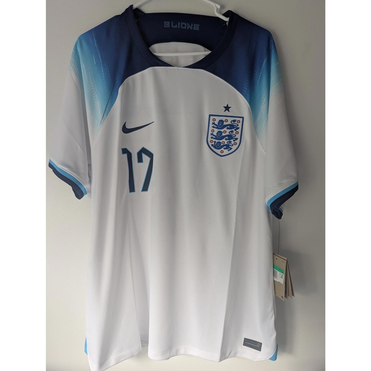 England 2022 Home Bukayo Saka Jersey Men XL NWT Rare Authentic Nike Kit