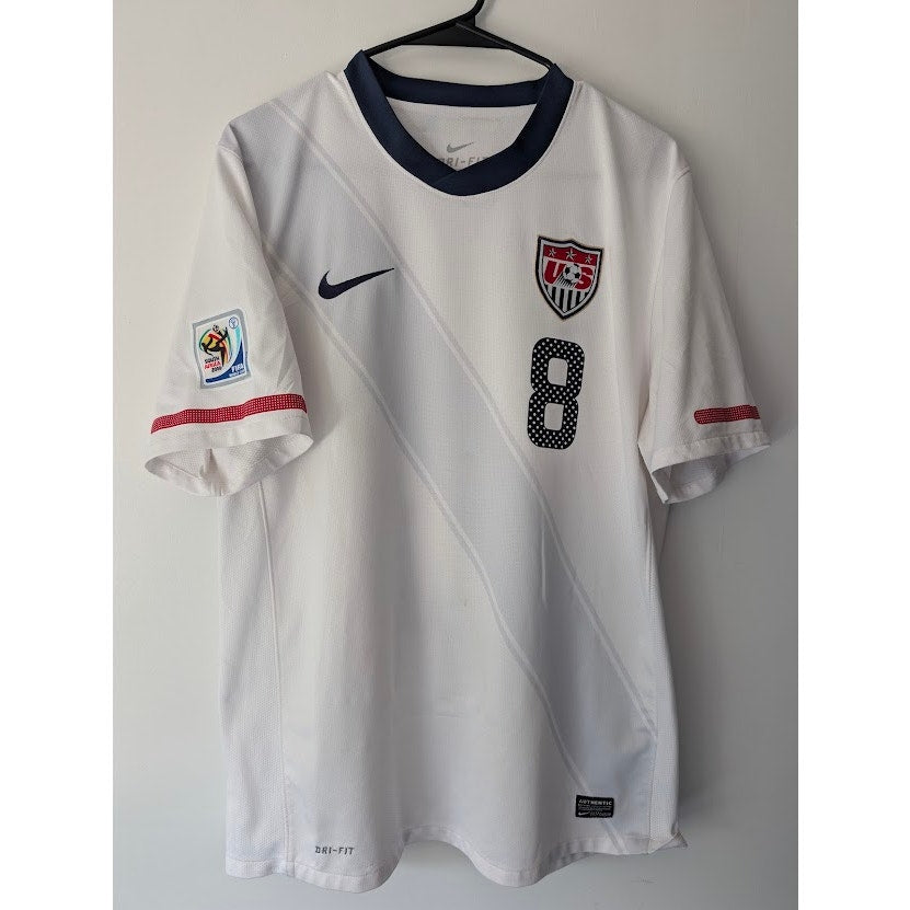 USA 2010 Home Clint Dempsey Jersey Men's Large Nike World Cup Fully Patched