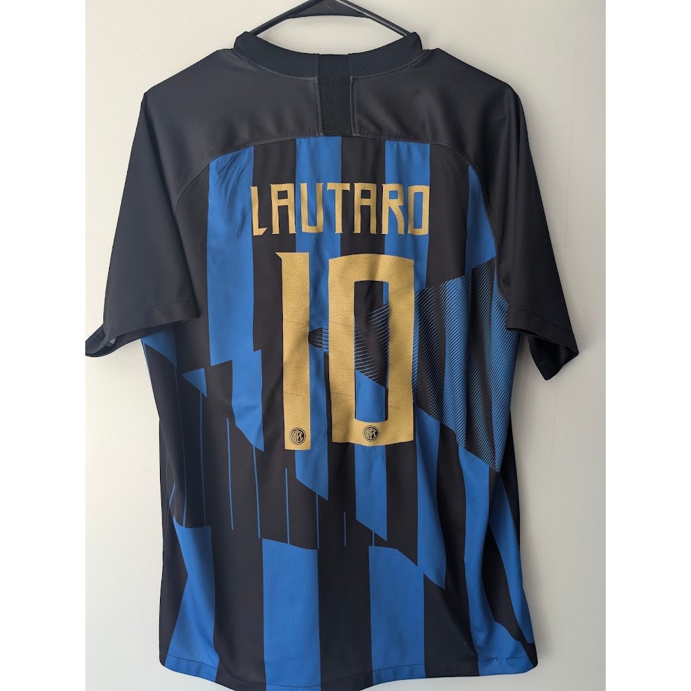 Inter Milan 2018-19 Home Lautaro Martínez #10 Jersey Men's Large Nike Debut Season Rare