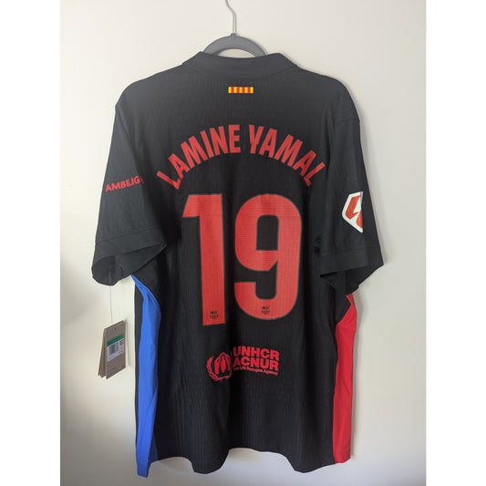 FC Barcelona 2024-25 Away Lamine Yamal Jersey Men’s XL NWT Nike Player Version La Liga Shirt