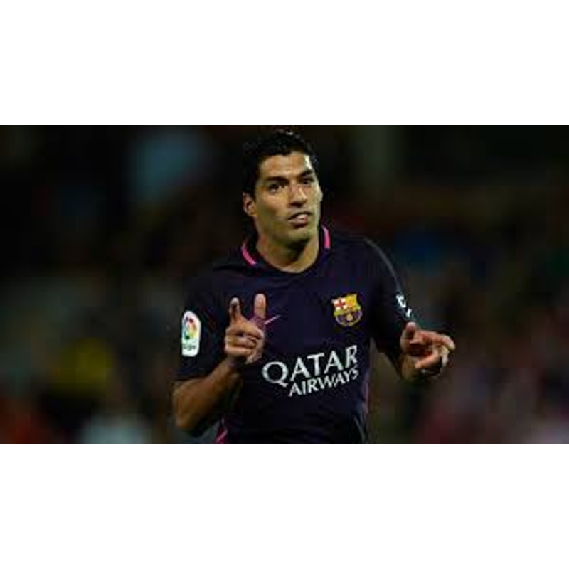 FC Barcelona 2016–17 Away Suárez Authentic Jersey – Men’s Large
