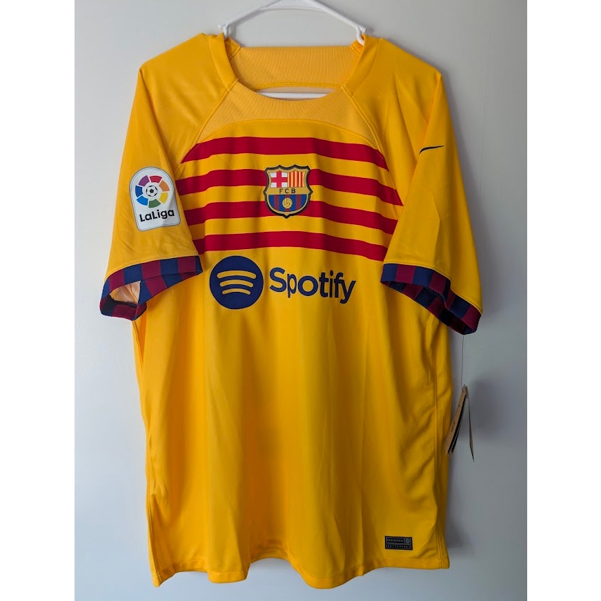 FC Barcelona 2022-23 Fourth Gavi #30 Jersey Mens XL NWT Nike La Liga Patched
