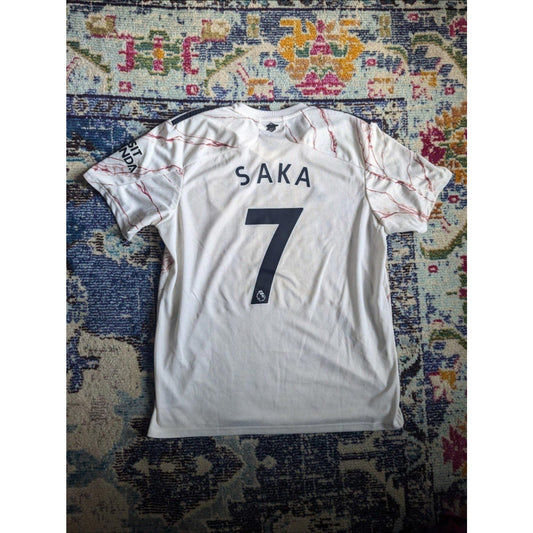 Arsenal 2020-21 Away Bukayo Saka Jersey - Men's XL