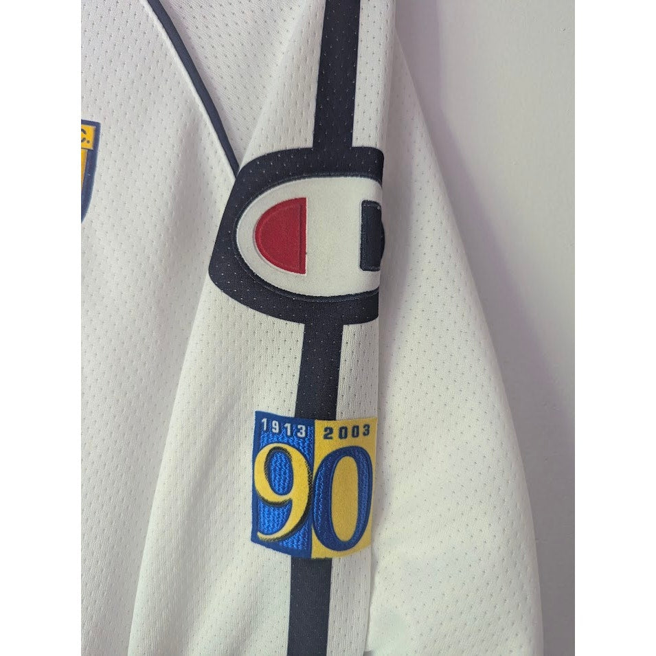Parma 2003-04 Home Jersey Men's XXL Champion Kit Parmalat