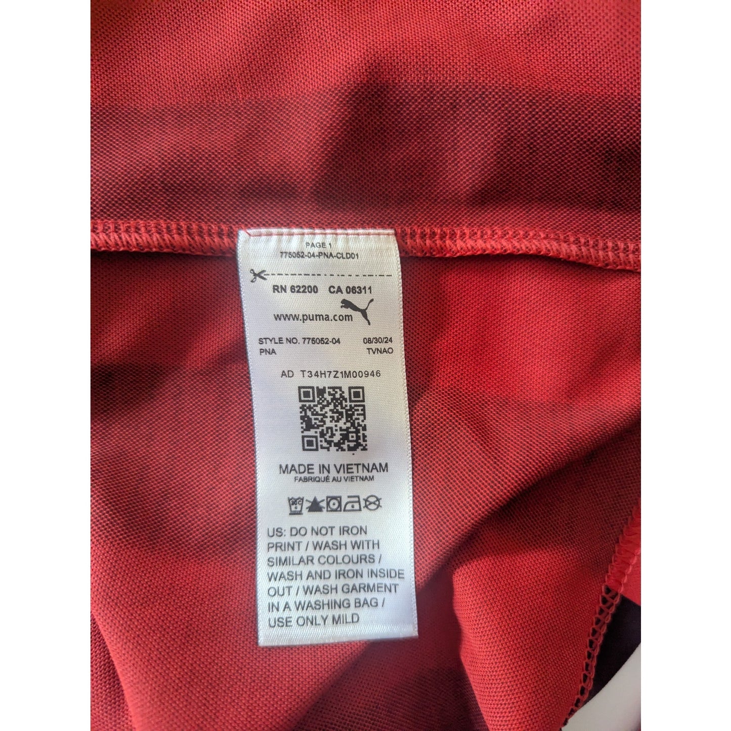 AC Milan 2024-25 Special Anniversary Jersey — Men’s XL — Longsleeve