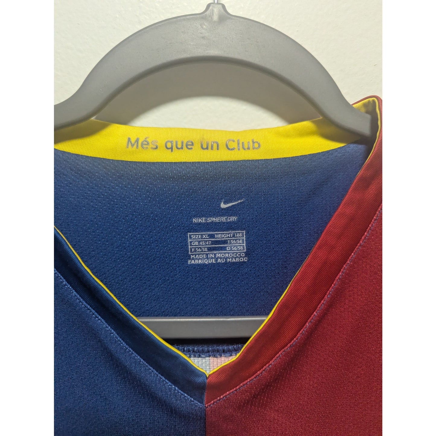 FC Barcelona 2006-07 Home Messi Jersey - Men's XL