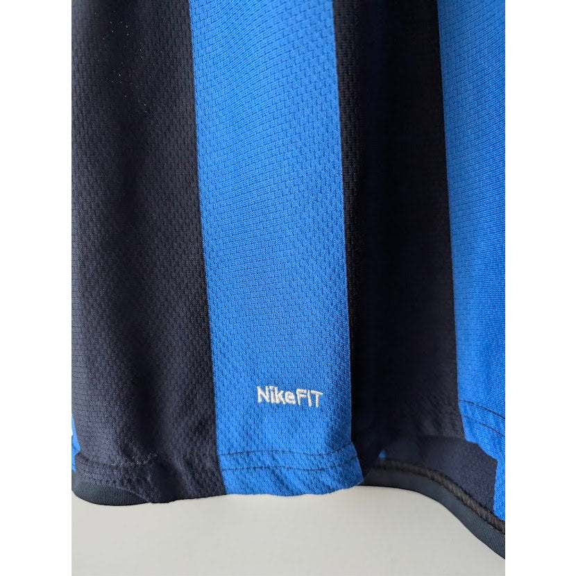 Inter Milan 2007-08 Home Zlatan Ibrahimovic Jersey Men's XL Nike Serie A Fully Patched Rare