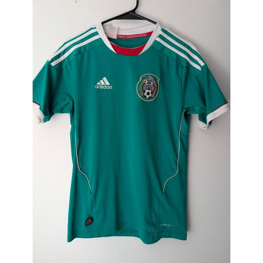 Mexico 2011 Home Jersey Youth Large adidas Green Vintage National Team Shirt