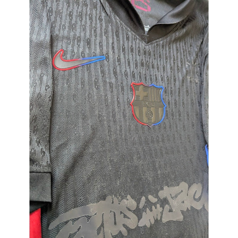 FC Barcelona 2024-25 Away Pedri Jersey Men's Large Authentic Nike ADV Matchday Cactus Jack