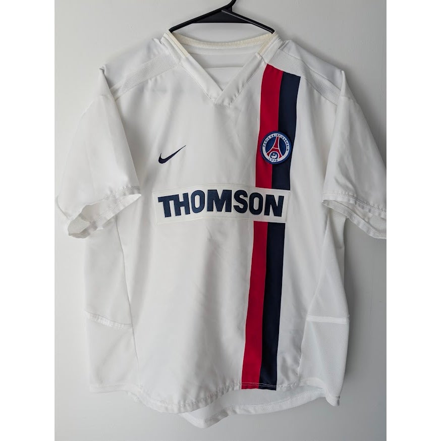 PSG 2002-03 Away Jersey Nike Thomson Youth XL Vintage Soccer Shirt