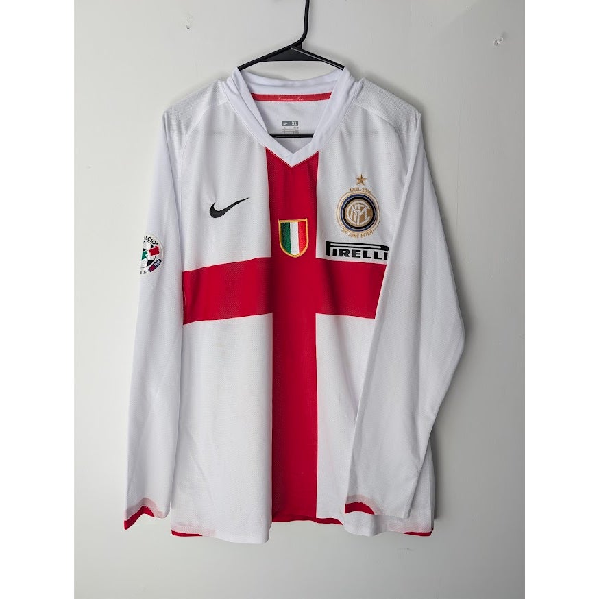 Inter Milan 2007-08 centenary away Ibrahimovic jersey - photo 2